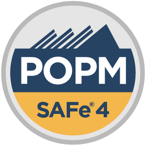SAFe® 4 Product Owner/Product Manager (POPM4) Badge